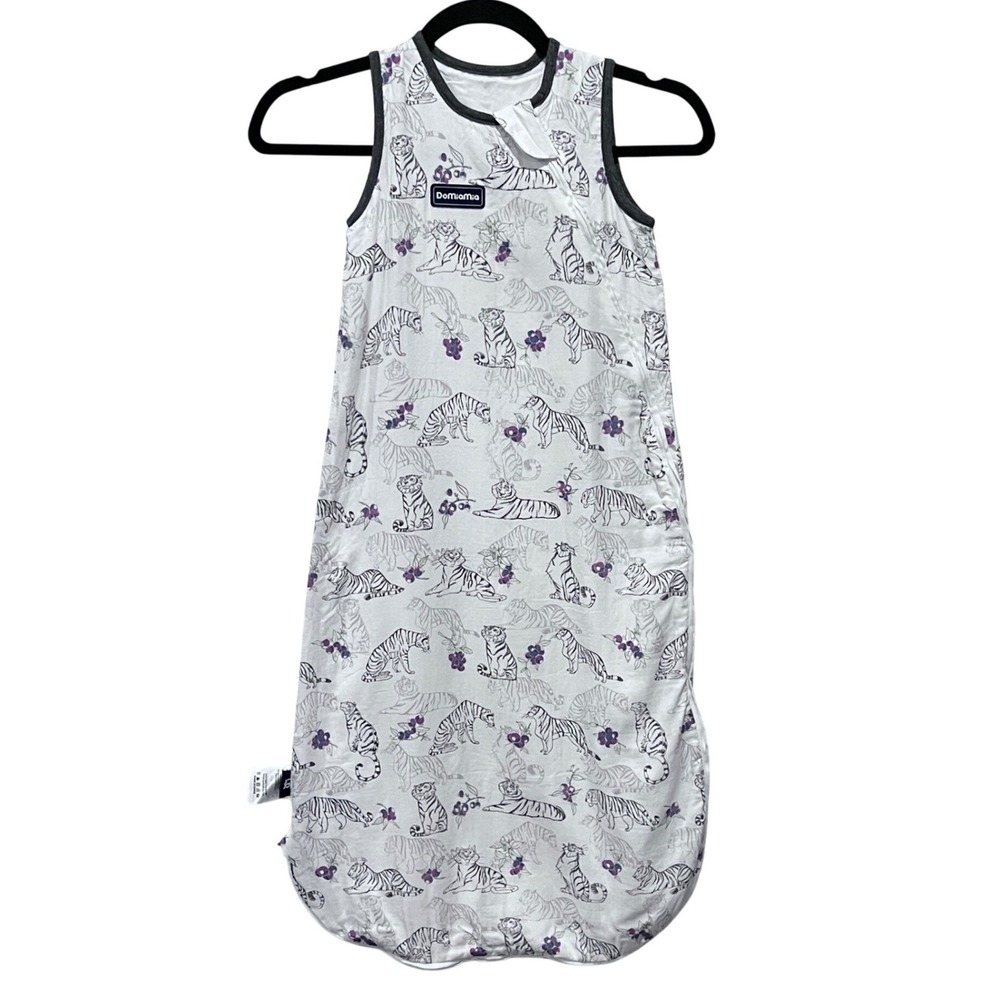 Domiamia Sleep Sack Wearable Blanket Toddler XL Tigers Purple Floral‎